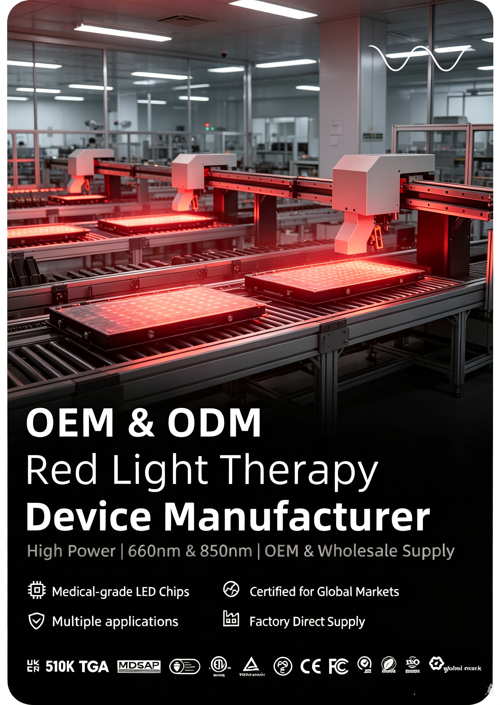 oem red light therapy device factory