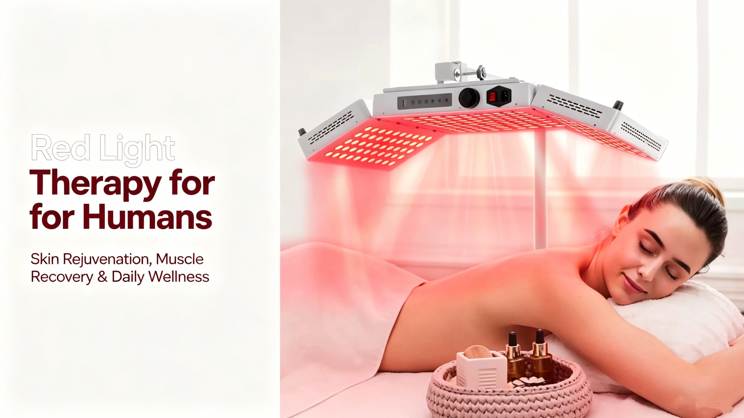 Yanhue red light therapy for humans, full body infrared light therapy device banner